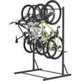 thumbnail image 6 of Freestanding Bike Storage Rack, 5 Bikes Vertical Bike Storage Rack, High-adjustable Heavy Duty Bike Stand for Garage$$Sport & Recreation Other, 6 of 8
