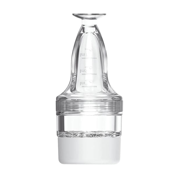 Peine para el cuero cabelludo, botella de aceite, cepillo de masaje para el cuero cabelludo, cepillo de fluido para la cabeza portátil, cuero cabelludo transparente