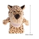 thumbnail image 2 of Animal Hand Puppet Plush Leopard Toy for Kids Playing with Adorable, 2 of 5