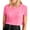 Soft Berry, variant on Bar III Womens Crop Short Sleeve T-Shirt Pink S