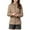 01 Khaki, variant on Women Winter Clothes Quilted Jacket Lightweight Padding Coat with Pockets, Regular
