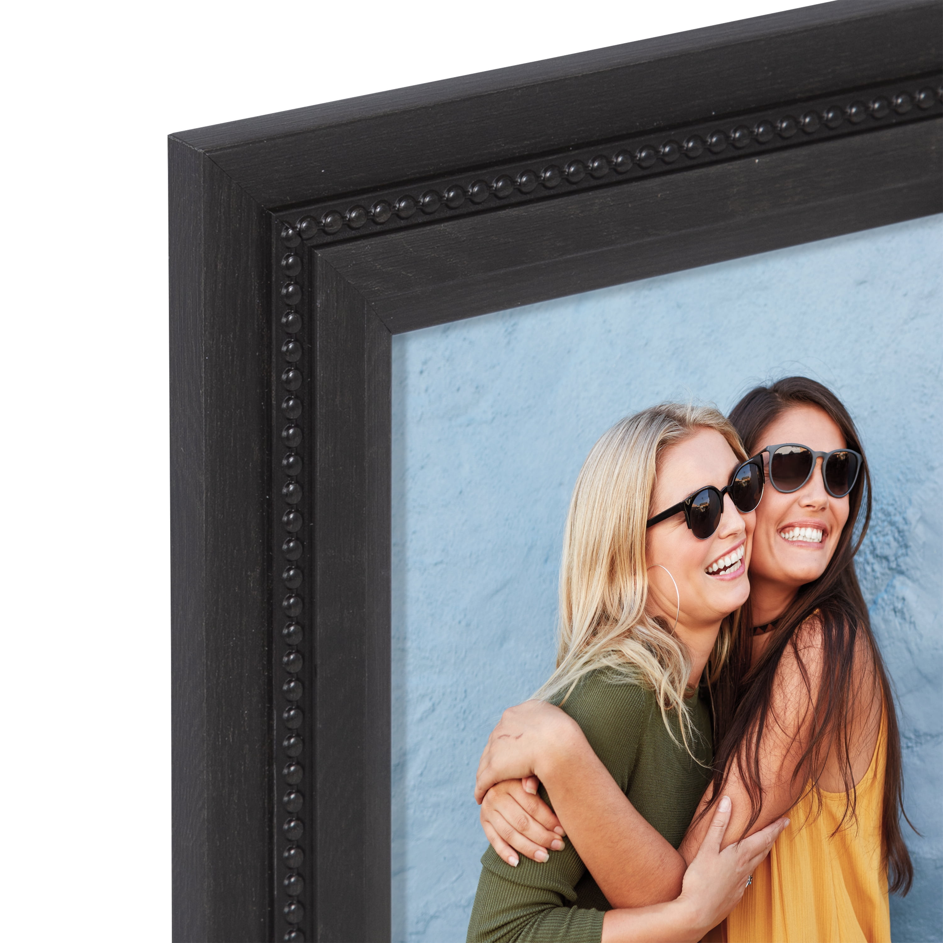 Mainstays – 5x7 Picture Frame – Black Beaded Tabletop Photo Frame