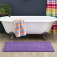 thumbnail image 2 of Mohawk Home Cotton Reversible Bath Mat, Fiesta Grape, 27" x 45", 2 of 7