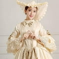 thumbnail image 4 of KEMAO Rococo Baroque Marie Antoinette Dresses 18th Century Renaissance Costumes Historical Period Dress Ball Gown, 4 of 5