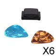 thumbnail image 1 of 2 Unids Plástico Guitarra Selección Plectrum Forma de Corazón con Titular de Silicona Baoblaze, 1 of 8