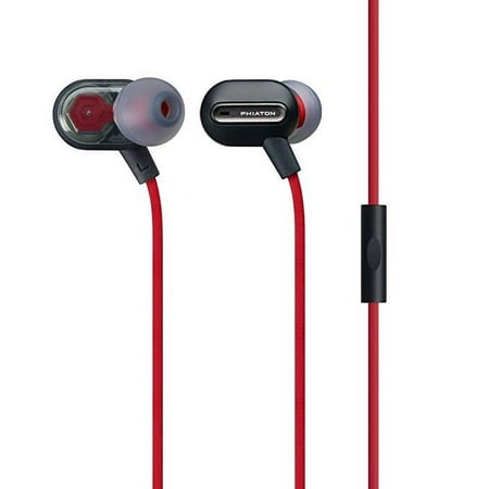 UPC: 0884481001448 | Phiaton MS 300 BA Wired Earphones with Mic – Earbuds with BA Drivers  Headphone Jack  and Inline Remote