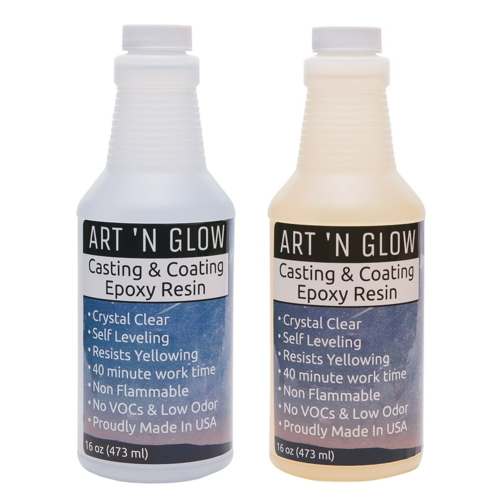 Art 'N Glow Clear Casting And Coating Epoxy Resin 32 Ounce Kit