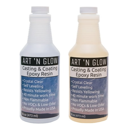 Art 'N Glow Clear Casting And Coating Epoxy Resin - 32 Ounce