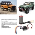 thumbnail image 3 of RC Brushless Motor, Brushless Motor Combo Set Remote Control Waterproof 80A ESC 3670 Brushless Motor Combo for Hpi, 3 of 7