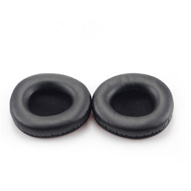 Almohadillas cómodas de piel proteica para auriculares Creative Aurvana Live1, color negro