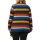 thumbnail image 3 of Agnes Orinda Ropa de abrigo para mujer en tallas grandes, primavera, otoño, invierno, suéter de punto asimétrico, cárdigan 3X multicolor, 3 of 6