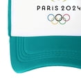 thumbnail image 2 of Sombrero de Béisbol Hugtrwg Paris 2024 Trucker Mesh Back Unisex Visera Ligera Verano, 2 of 9