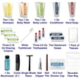 thumbnail image 2 of 24 Pack of Bulk Wholesale 25 Piece Travel Size Toiletry Kits for Men & Women Containing Shampoo, Conditioner, Body Wash, Body Lotion, Soap Bars, Toothbrush, Toothpaste, Hair Comb and More!, 2 of 4