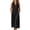 Black, variant on Loose Dresses for Women Summer Sleeveless Hooded V-Neck Midi Dress Button Front Casual Comfortable Everyday Dress with Pockets (Brown,S)