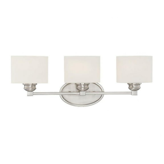 3 Light Bath Bar-Modern Style with Contemporary and Transitional Inspirations-8.5 inches Tall By 24 inches Wide Bailey Street Home 159-Bel-1900702