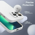 thumbnail image 6 of JETech Magnetic Silicone Case for iPhone 13 Pro Max 6.7-Inch, Compatible with MagSafe, Phone Cover with Camera Lens Full Protection (White), 6 of 6