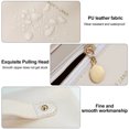 thumbnail image 3 of El bolso cosmético, las señoras portátiles de gran capacidad y de alto valor lavan el bolso del almacenamiento, hecho del cuero de la PU, 3 of 5