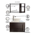 thumbnail image 3 of Combo de Gabinete para Baño con Ovalin Y Monomando + Botiquin con Espejo, 3 of 5