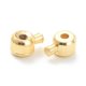 thumbnail image 3 of Brass Crimp Beads Long-Lasting Plated Rondelle Golden 4.5x3.5x3mm Hole: 1mm, 3 of 3