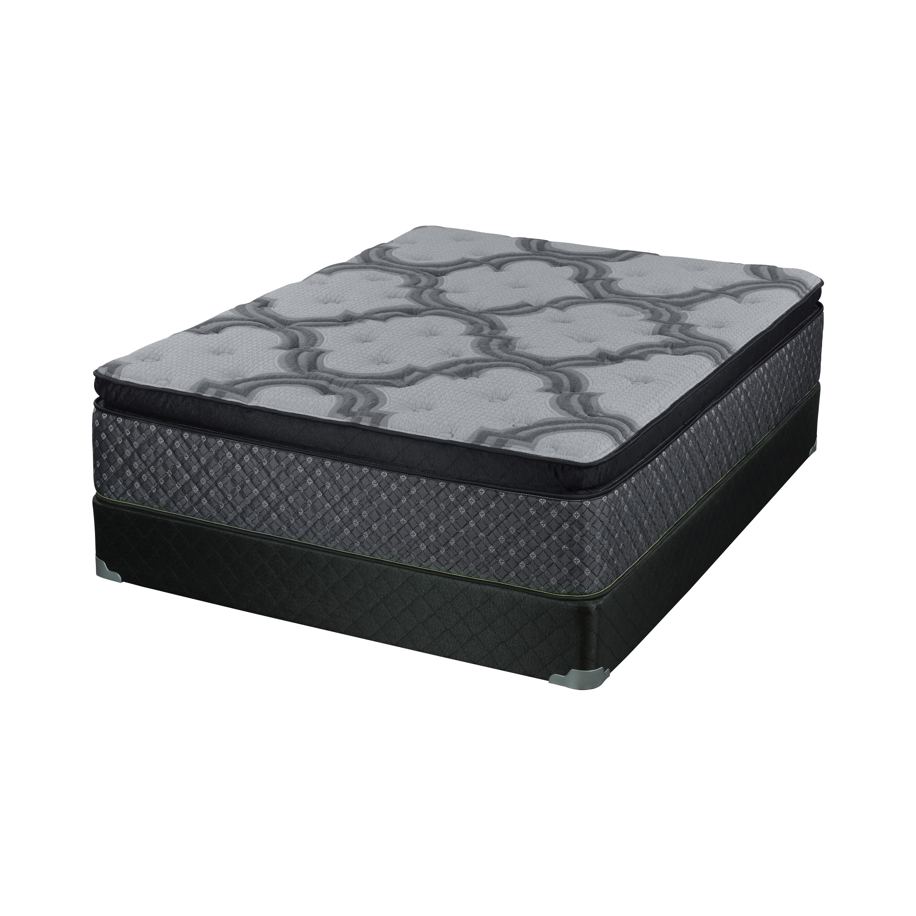 Jayden 15.5' Eastern King Mattress Grey and Black