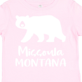 thumbnail image 4 of Inktastic Missoula, Montana White Bear Silhouette Boys or Girls Toddler T-Shirt, 4 of 5