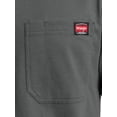 thumbnail image 5 of Wrangler Workwear Men's Short Sleeve Heavyweight Pocket Crew Work Shirt, size S-2XLT, 5 of 8
