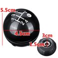 thumbnail image 2 of 5 Speed Black Gear Shift Knob Kit For Fiat 500 500c 2012 2013 #55344048, 2 of 10