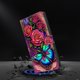 thumbnail image 4 of For Motorola Moto E15 4G Case PU Leather Wallet Phone Cover with Stand - Gold Ring, 4 of 5