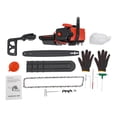 thumbnail image 3 of Gas Chainsaw, 2.2Kw Black+Red Handheld Gasoline Chain Saw, 58cc Gasoline Chainsaw For Garden Pruning, Forest Logging, Firewood Cutting, 3 of 20