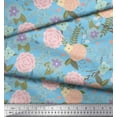 thumbnail image 2 of Soimoi Cotton Duck Fabric Leaves & Floral Artistic Print Fabric by The Yard 42 Inch Wide, 2 of 3