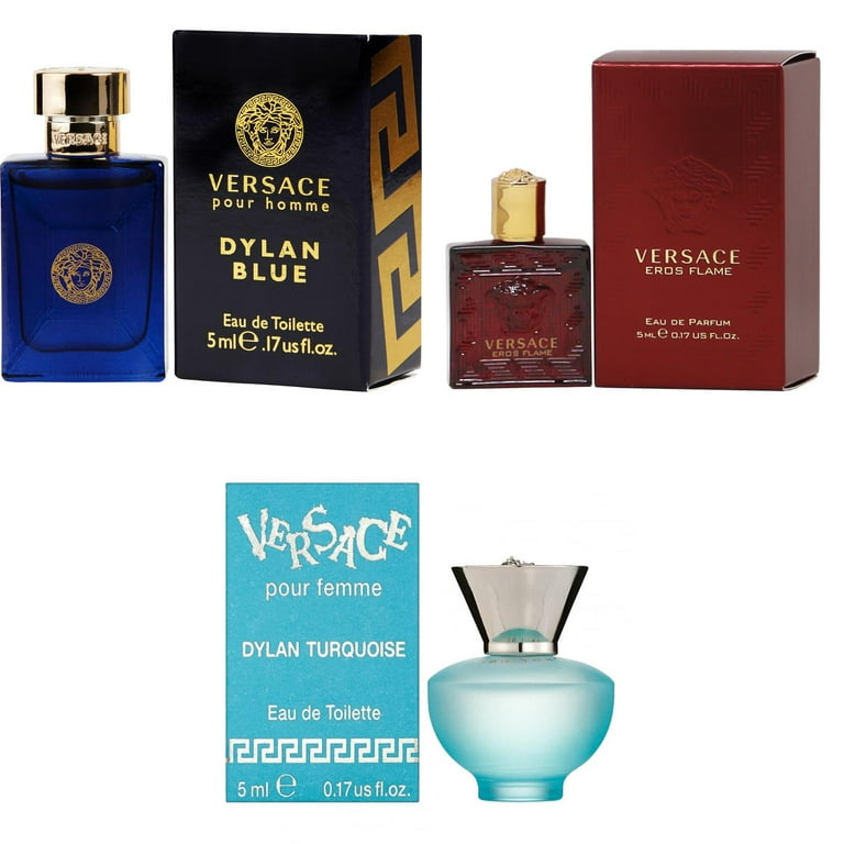 Versace Dylan Blue Femme EDP, Eros Men EDT, Eros Flame EDP - 5ml