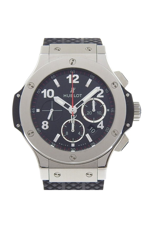 Pre-Owned Hublot Big Bang Watch 301.SX.130.RX Stainless Steel x Rubber Automatic... (Good)