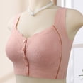 thumbnail image 4 of khonts,Women's Wireless Front Closure Bras Comfy Shaping Bra Posture Corrector Soft Racerback Everyday Bralettes Light Pink L, 4 of 9