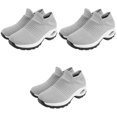 thumbnail image 3 of 3 pares de zapatos transpirables para mujer, zapatos deportivos, zapatillas de deporte, zapatos de gimnasio a la moda esquí esquí Gafas de esquí, 3 of 3