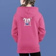 thumbnail image 3 of Main Event Jey Uso Yeet Bloodline Pink Kids Youth Pullover Hoody Sweatshirt, 3 of 6