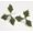 银色, variant on 50 Realistic Artificial Holly Berries with Green Leaves - Perfect for Christmas Wreaths, DIY Crafts, and Holiday Decor