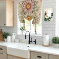 thumbnail image 5 of Vintage Daisy Floral Balloon Curtains for Windows, Bedroom Curtains 54 Inch Length, Spring Flowers Botanical Leaves Rustic Tie Up Curtains Panels Thermal Insulated Bathroom Curtains Window 42"x54", 5 of 8