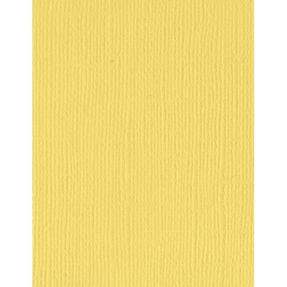 Bazzill Mono Cardstock 8.5"X11"-Lemonade/Canvas