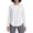White #019, variant on Long Sleeve UPF 50+ Workout Tops for Women, Running Sun Shirts, UV Athletic Pilates Quick Dry Lightweight Split Back L