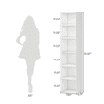 thumbnail image 5 of MAYEERTY Tall Floor - Standing Open Bookshelf for Living Room, Bedroom Storage & Display, 5 of 5