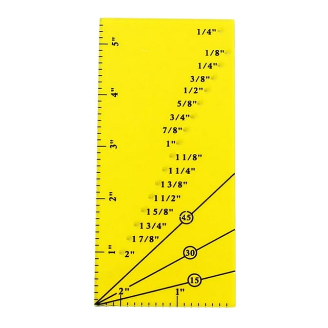 Reg de de costura Dobdillos Reg de costura para Amarillo Zulema regla de margen de costura