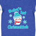 thumbnail image 4 of Inktastic Baby's 1st Chrismukkah with Cute Snowman and Snowflakes Boys or Girls Baby Bodysuit, 4 of 5