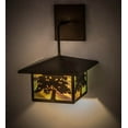 thumbnail image 5 of Meyda Tiffany 30603 Oak Designs 10" Wide 1 Light Wall Sconce - Copper, 5 of 5