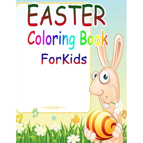 Easter Coloring Book for Kids : Easter Coloring Book for Ages 4-8, 8-12 (Paperback)