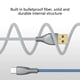 thumbnail image 5 of Cable USB C en espiral para teclado de juegos, cable de teclado mecánico de doble funda con metal desmontable de 1,5 m, cable USB-C a USB-A., 5 of 8