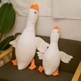 thumbnail image 5 of Juguetes de peluche de ganso Cisne gigante para niños y niñas, almohada esponjosa para dormir, muñeco de peluche de pato, estera suave, regalo de cumpleaños, 70/100cm, 5 of 5