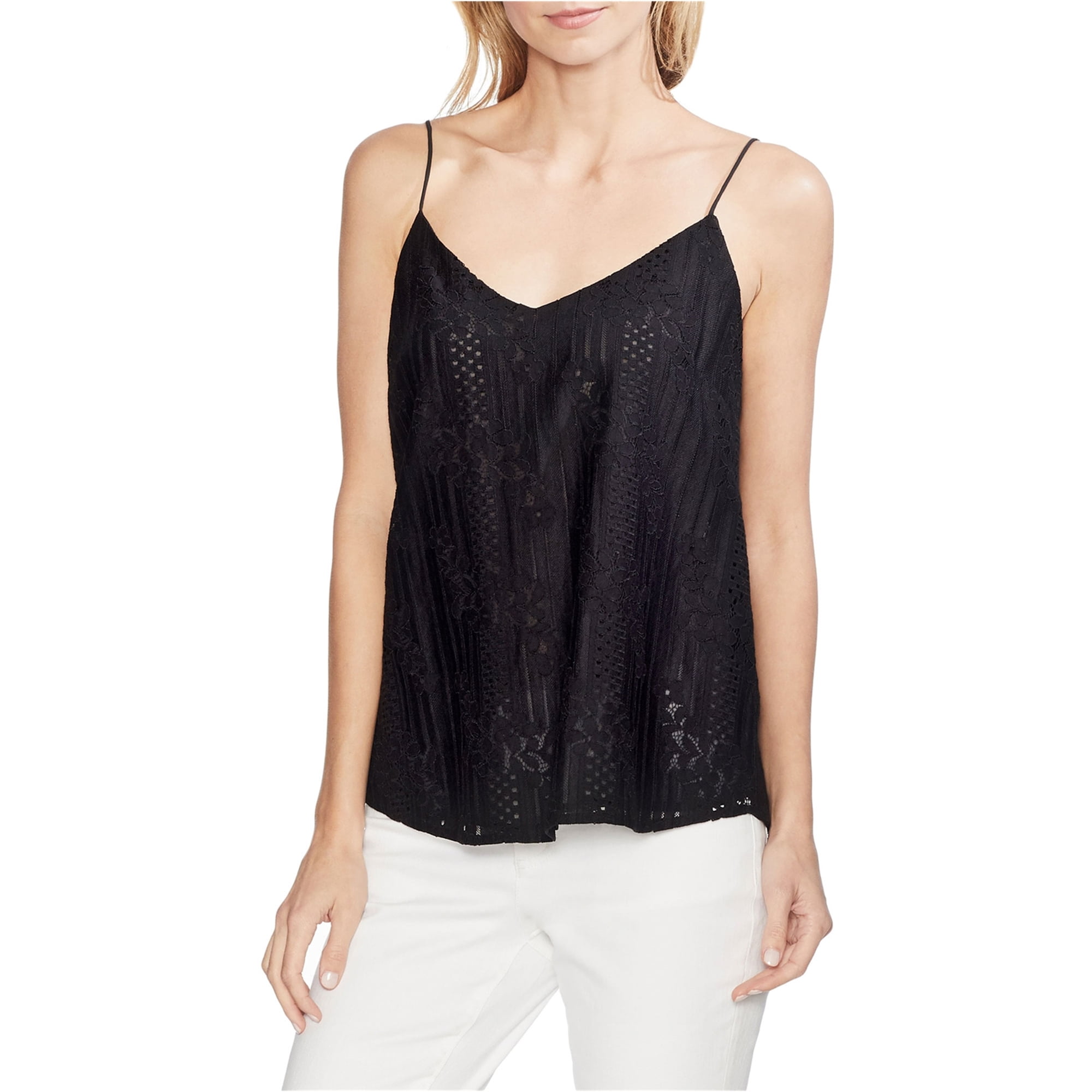 Vince Camuto Vince Camuto Womens Lace Overlay Cami Tank Top Walmart
