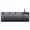 Black Gray, variant on Rechale IP98 Mechanical-Feel Wired Gaming Keyboard, 98-Key Compact, Side-Printed PBT RGB Backlit Keycaps, Multi-Function Knob, 19-Key Anti-Ghosting (White)