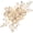 Style 3-Elegant Gold Flower Hair Clip, variant on MIALLO Mother of Pearl Style Bridal Wedding Hair Clips, Exquisite Flower Hair Accessories, Crystal & Pearl Headpiece for Sweet Girls