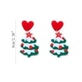 thumbnail image 3 of BNNG Christmas Earrings, Christmas Ornaments, Holiday Earrings,light Earrings,Creative Earrings, Holiday Earrings, Brand New Dazzling Decoration Chritmas Lights Earrings, 3 of 9